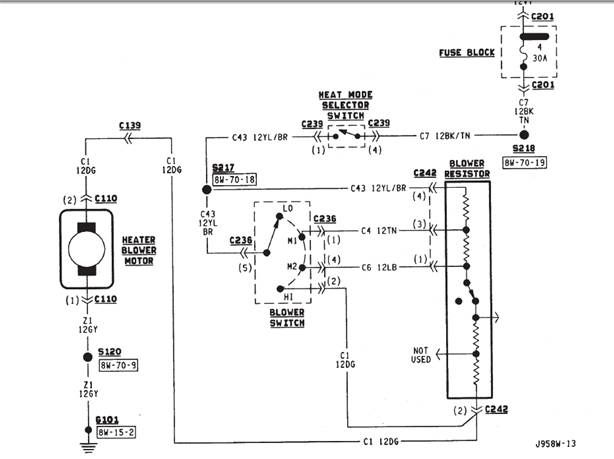 35 2000 Jeep Wrangler Blower Motor Wiring Diagram - Wiring Diagram List